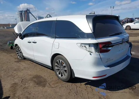 2023 Honda Odyssey Ex-L from USA, damaged, VIN 5FNRL6H60PB056011